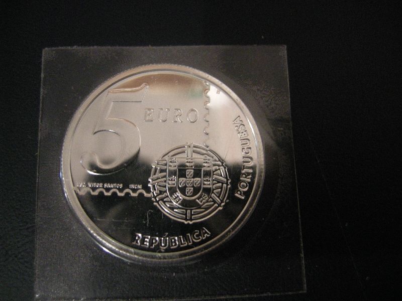 (afbeelding voor) 5 Euromunt Portugal 2003 Proof